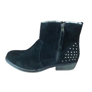 LIMELIGHT Suede Studded Double Zip Ankle Boots
